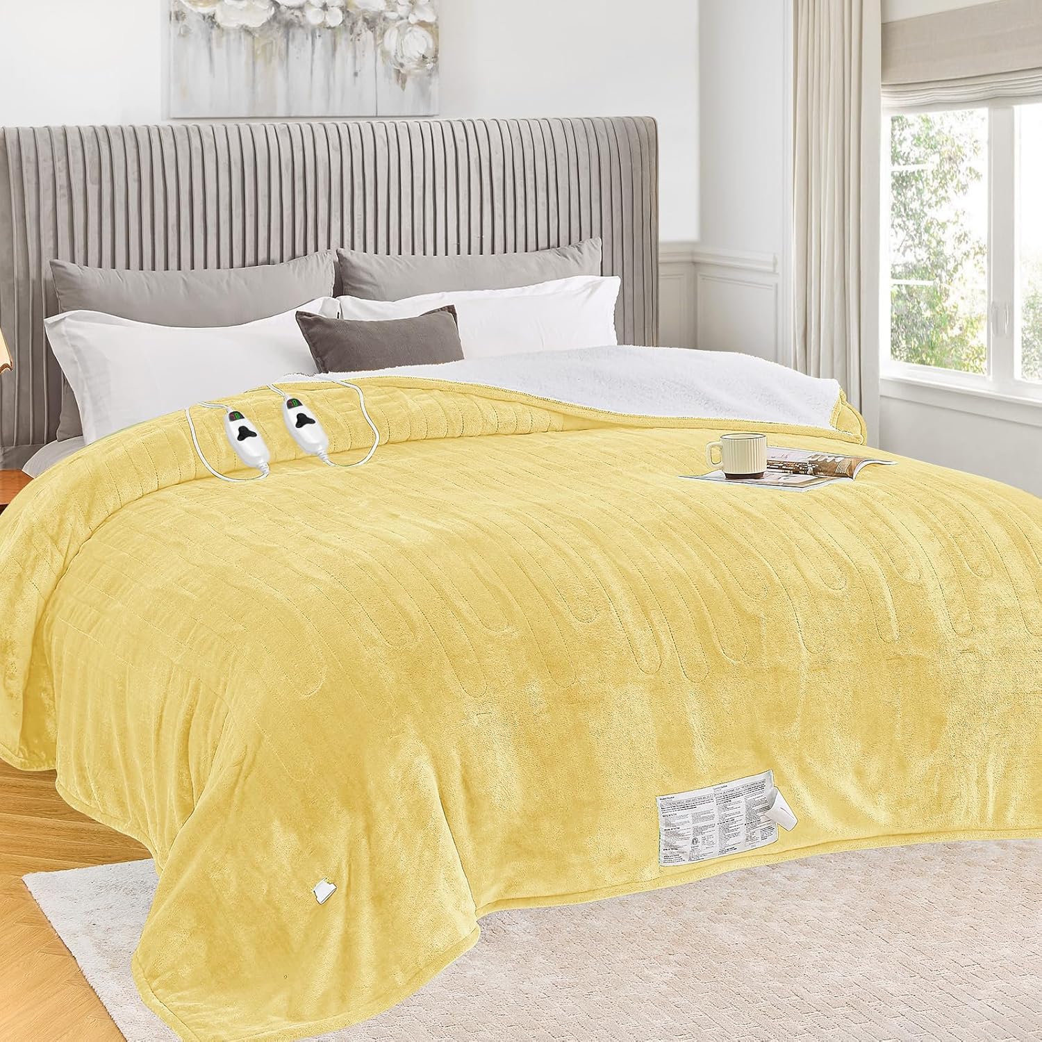 Greenoak Heated Blanket Electric King Size for Cozy Comfort