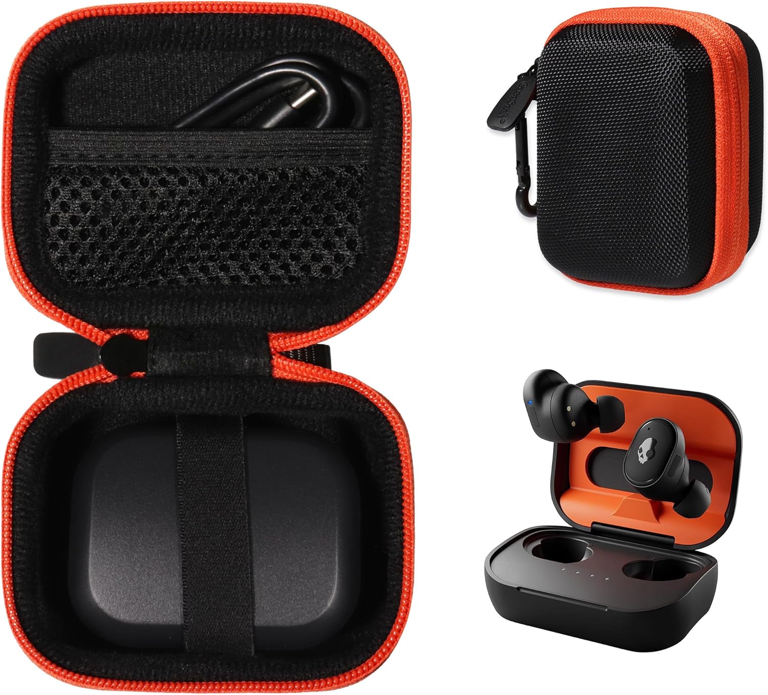 Compact Wireless Charging Case for Skullcandy Grind Fuel