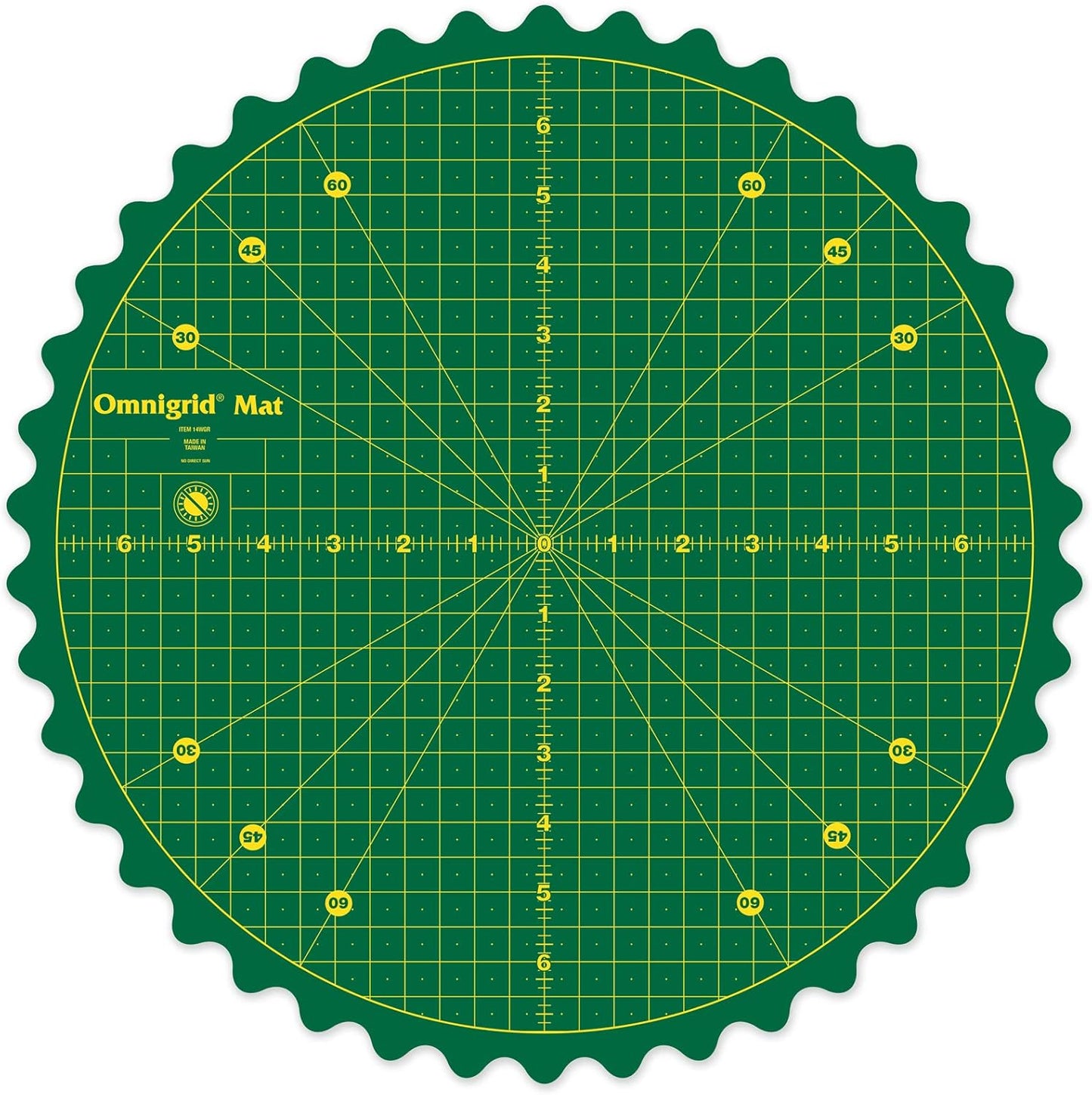 Omnigrid 360 Rotating Self-Healing Cutting Mat for Precision