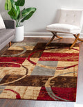 Unique Loom Barista Collection Area Rug - Kouillou (7 ft 1 in x 10 ft)
