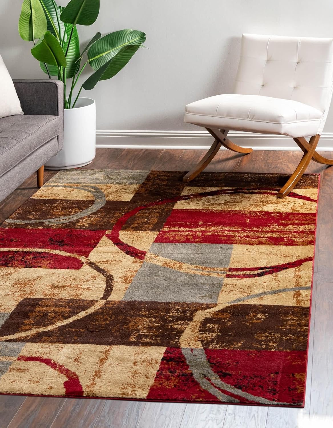 Unique Loom Barista Collection Area Rug - Kouillou for Style