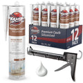 Kraken Bond Acrylic Latex Caulk White - Paintable Interior/Exterior