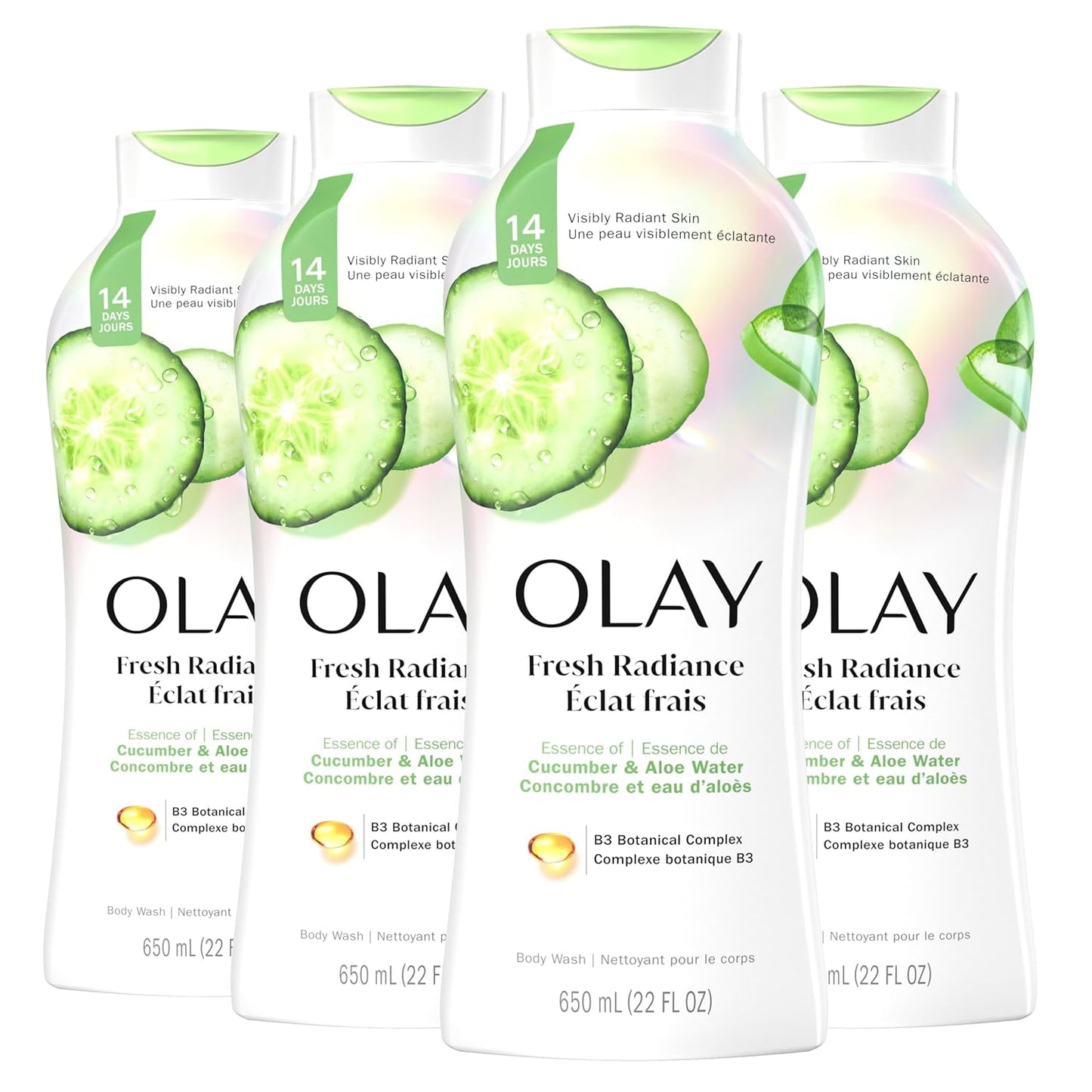 Olay Body Wash for Women with Cucumber & Aloe Water Scent