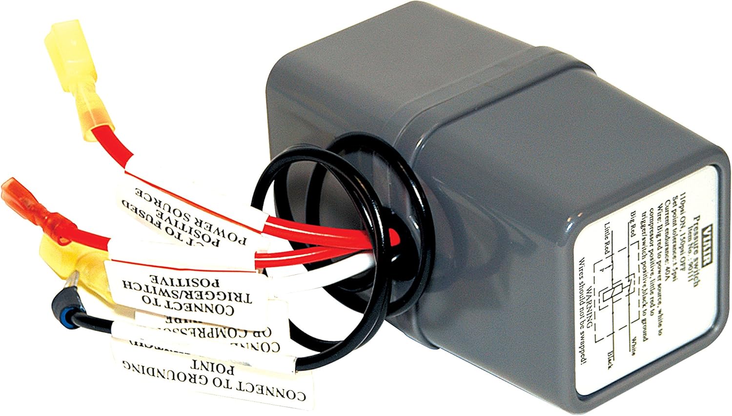 Viair 90113 Pressure Switch with Relay for Reliable Performance