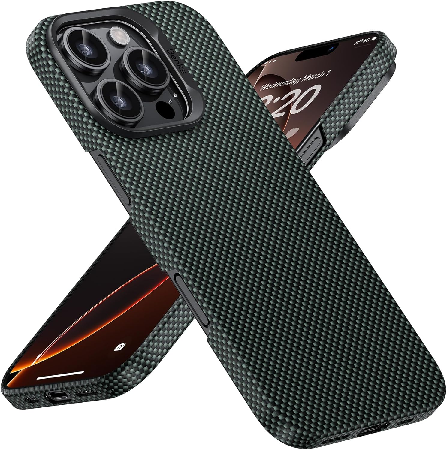BENKS ArmorTint iPhone 16 Pro Max Case with Magsafe Compatibility