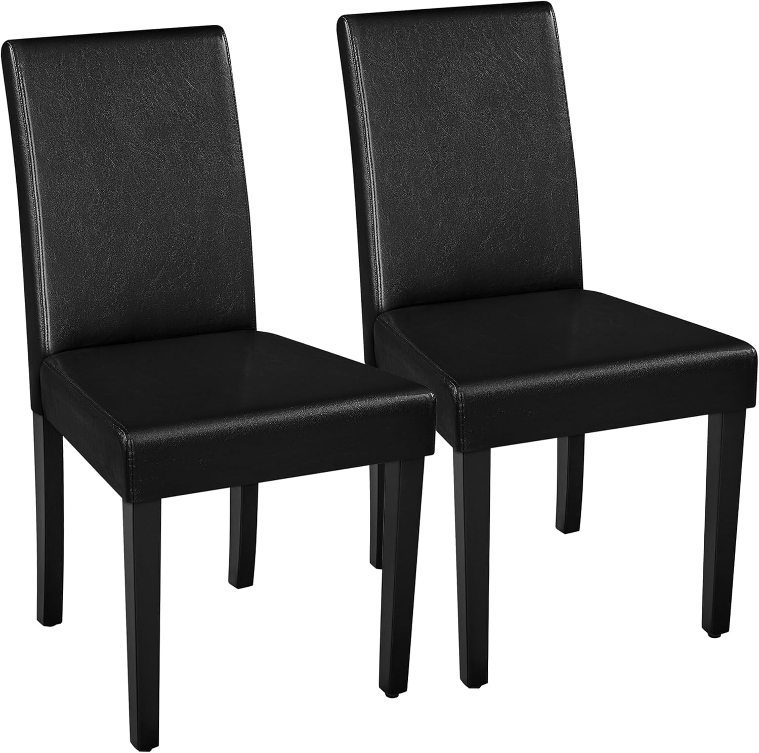 Yaheetech Dining Chairs Set of 2 Modern Faux Leather Design