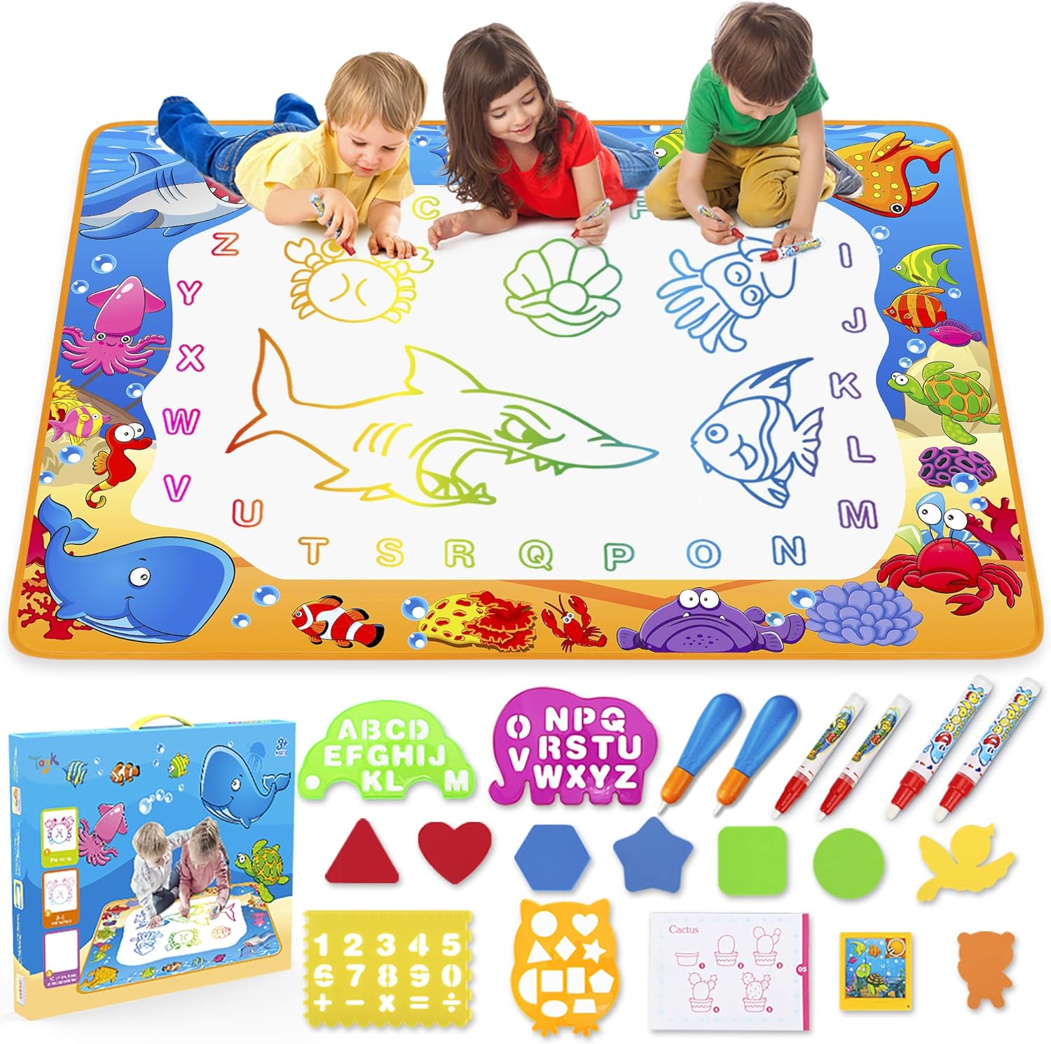 Magic Pens Water Doodle Mat - Creative Toddler Toy