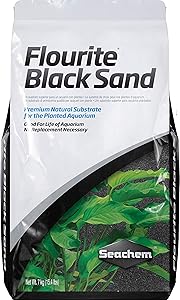 Flourite Black Sand for Freshwater Aquariums - 15.4 Pound Pack