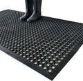 Outdoor Rubber Floor Mat 60 x 35 - Heavy Duty Drainage Door Mat