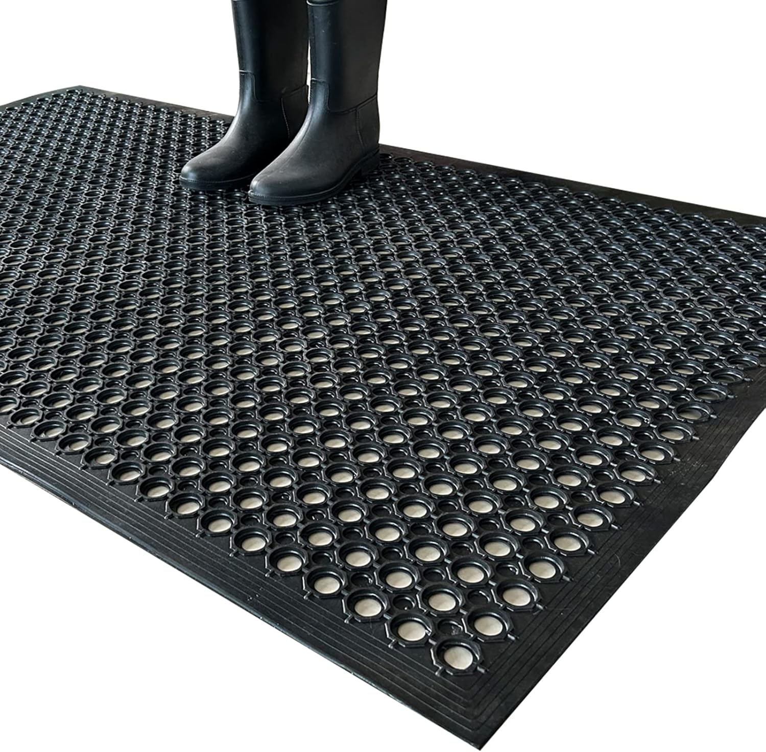 Uniboho Heavy Duty Outdoor Rubber Floor Mat for Wet Areas