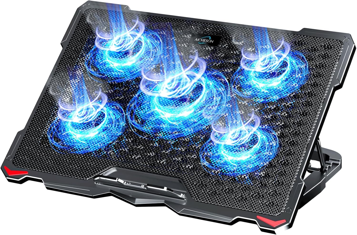AICHESON Laptop Cooling Pad with 5 Fans for 17.3 Inch Laptops