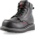 SUREWAY Mens Heavy Duty 6 in Wedge Moc Toe Work Boots - Durable digs