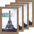 VCK 11x17 Picture Frame Set of 4 - Walnut Wood Frames