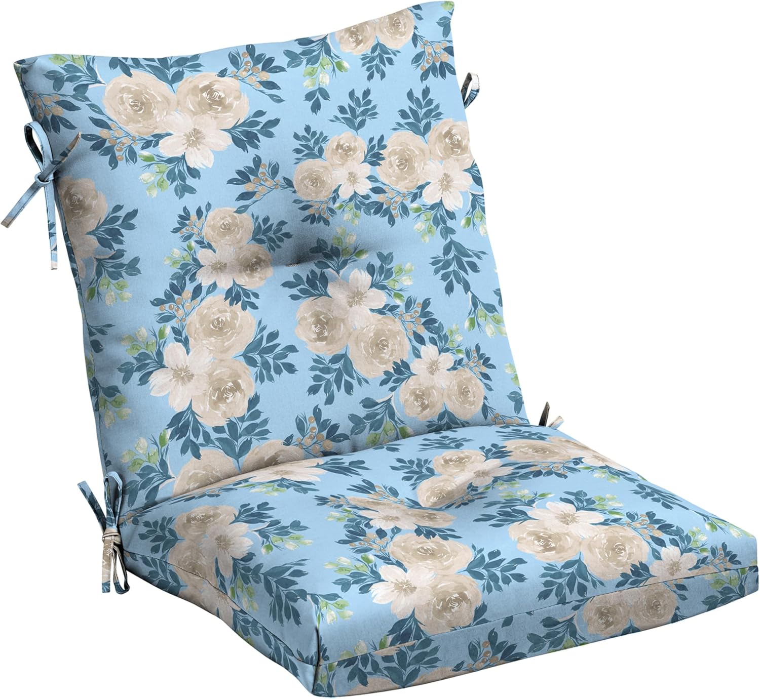 Arden Plush Modern Tufted Dining Chair Cushion for Outdoor Use