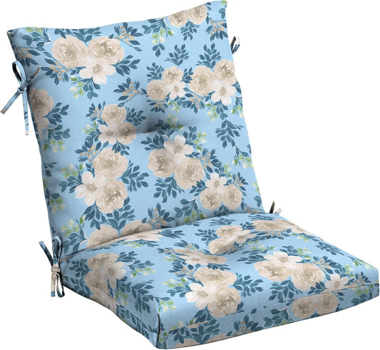 Arden Plush Modern Tufted Dining Chair Cushion for Outdoor Use