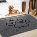 Dog Door Mat for Muddy Paws 48in x 30in - Absorbent Chenille Doormat