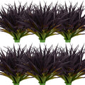 24Pcs Artificial Grass Plant Faux Outdoor Grasses - UV Resistant Deep