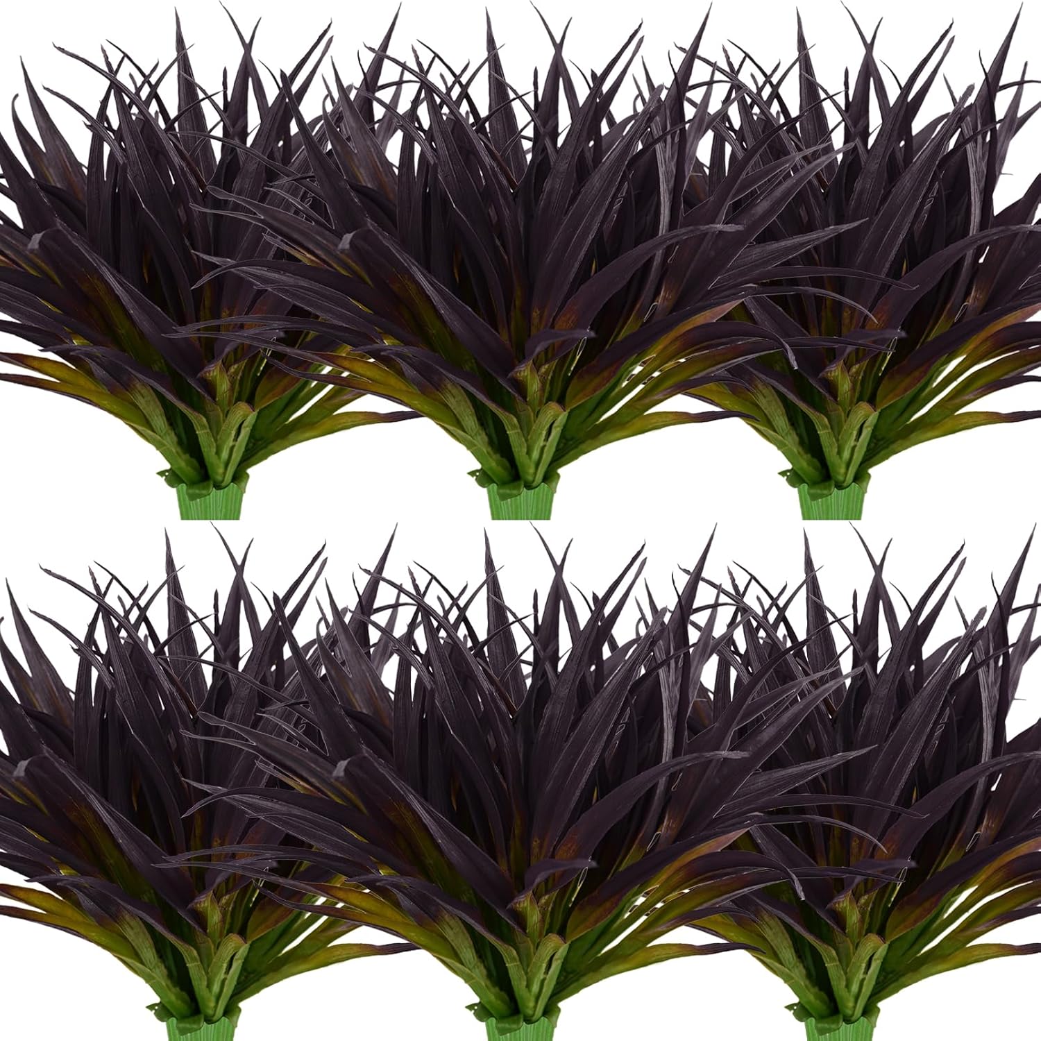 24Pcs Artificial Grass Plant for Outdoor Decor and Garden Use