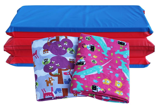 KinderMat Full Nap Mat with PBS Kids Friends Kit for Kids