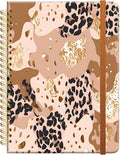 A5 Rose Gold Leopard Spiral Notebook for Women - Cute A5 Journal