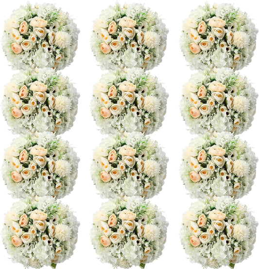 Stunning 12 Bundles Peonies Artificial Flowers for Home Decor