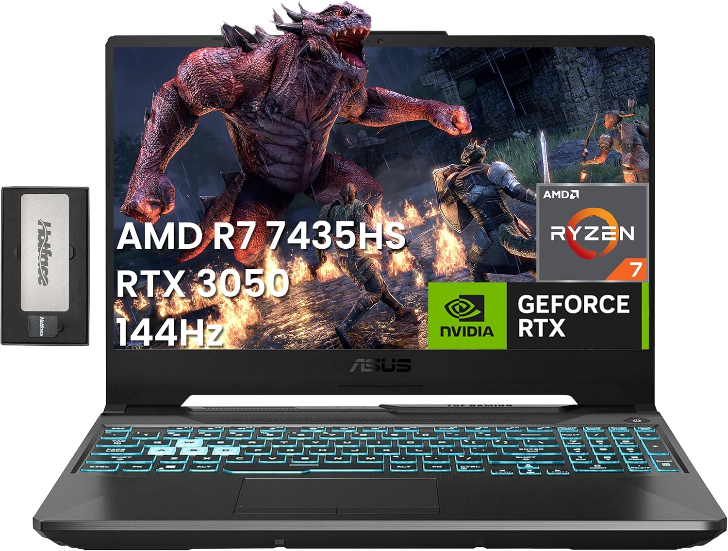 ASUS TUF A15 Gaming Laptop: Ryzen 7, RTX 3050, 144Hz FHD