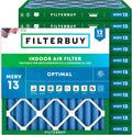 Filterbuy 10x10x2 Air Filter MERV 13 (12-Pack) - Health Defense