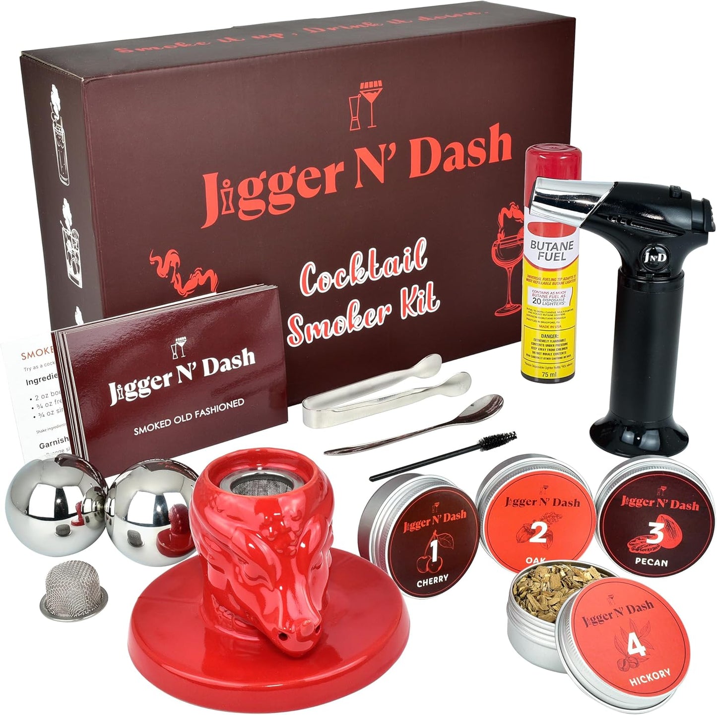 Dragon Top Cocktail Smoker Set - Torch Included!