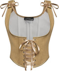 Scarlet Darkness Women Bustier Underbust Corset - Easy Zip Closure