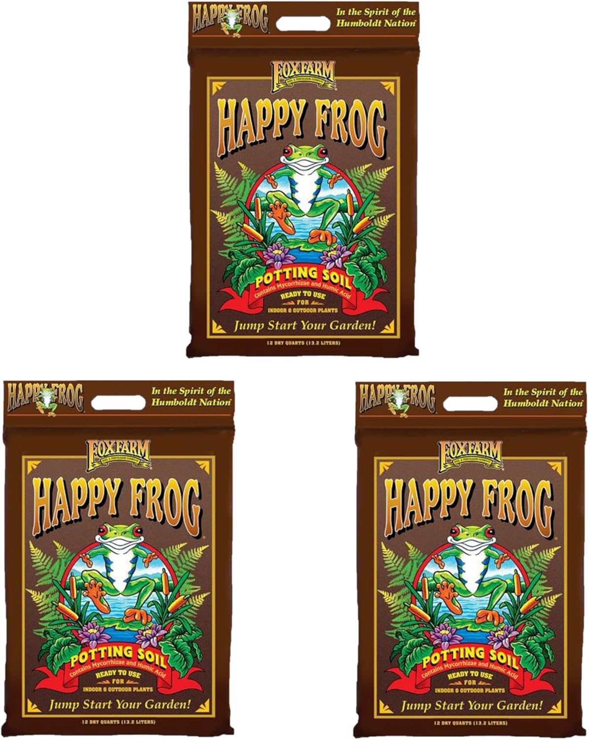 FoxFarm Happy Frog Potting Soil for Thriving Indoor Plants