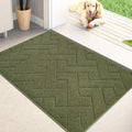 Dirt Trapping Door Mat 24 in x 35.5 in Sage Green - Low Profile Entry