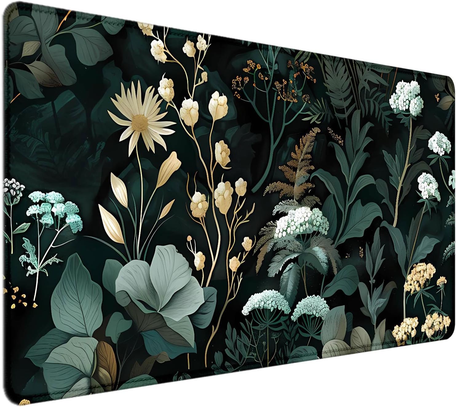 Black Aesthetic XXL Mouse Pad - Eco-friendly Desk Upgrade