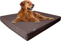 Extra Large Orthopedic Memory Foam Dog Bed 47x29x4 Brown - Waterproof
