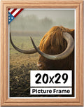 Oak 20x29 Picture Frame.75 in Wide - Handmade Solid Wood