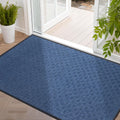 73in x 46in Blue Front Door Mat - Heavy Duty Outdoor Welcome Mat