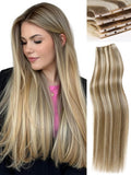WIGNEE 22 in OVO Hand-Tied Double Layered Remy Human Hair Extensions
