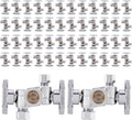 EFIELD 1/4-Turn Dual Compression Angle Stop Valve Pack of 50 - Durable