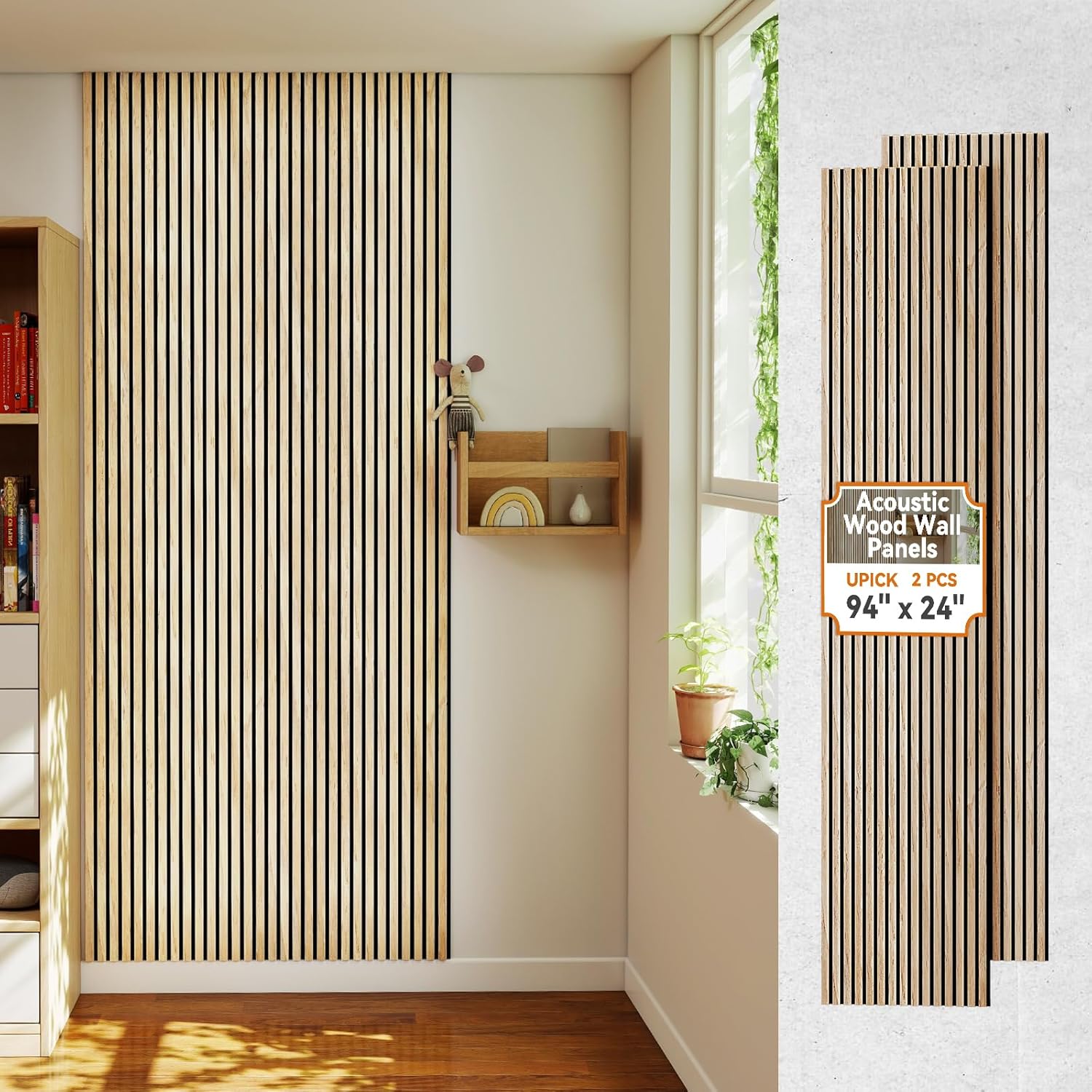 Upick Acoustic Wood Wall Panels for Sound Absorption and Style