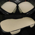 West Llama Linen Car Seat Covers for SUVs and Sedans - Beige