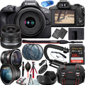 Canon EOS R100 Mirrorless Camera with 18-45mm Lens - Renewed Video Kit
