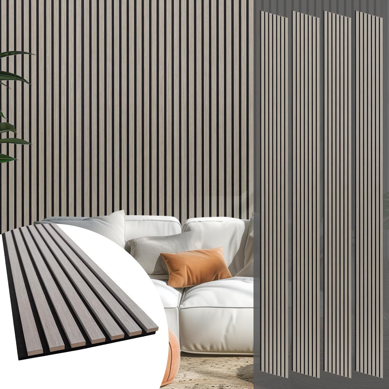 Yuzzy Wood Panels for Wall and Ceiling - Modern Acoustic Decor