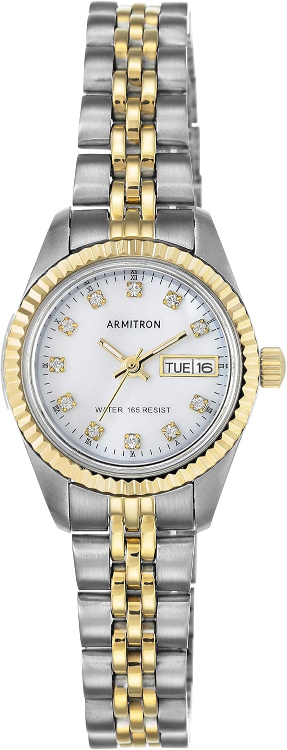 Armitron Women's Crystal Accented Bracelet Watch for Elegance