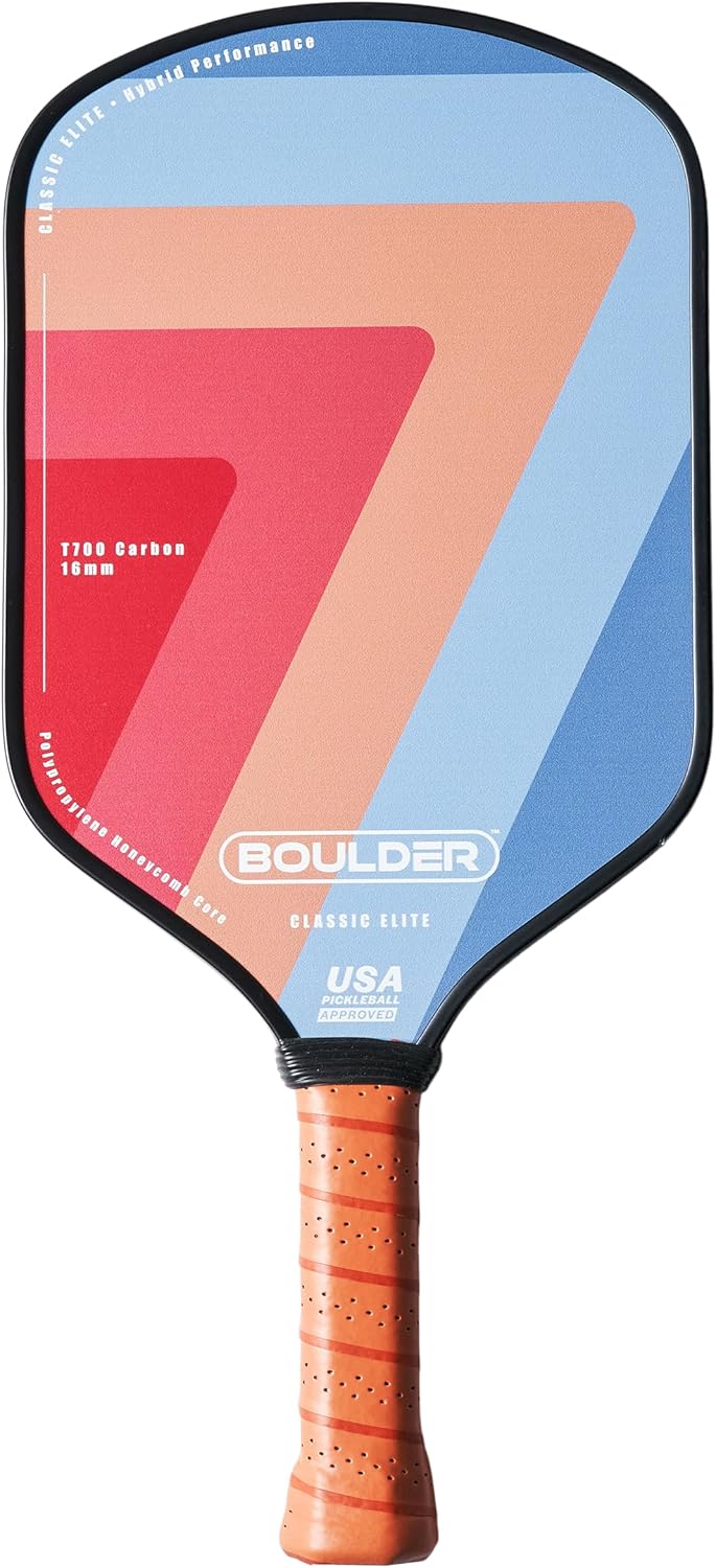 Boulder Carbon Fiber Pickleball Paddle for All Skill Levels