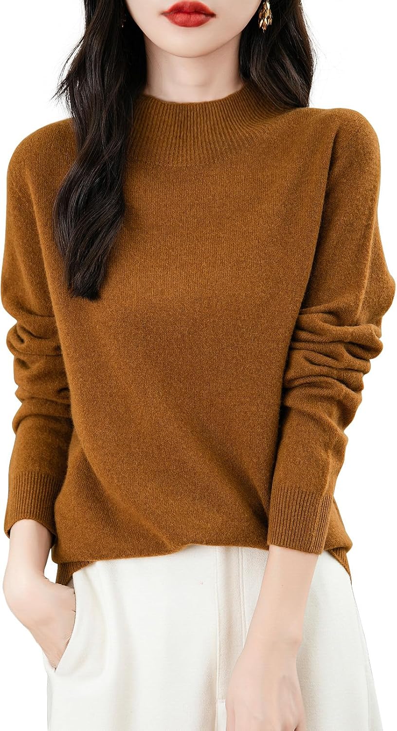 Women's 100% Merino Wool Seamless Sweater for Ultimate Comfort