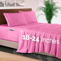Elegant Comfort Queen Sheet Set Light Pink - 4-Piece Luxury Microfiber