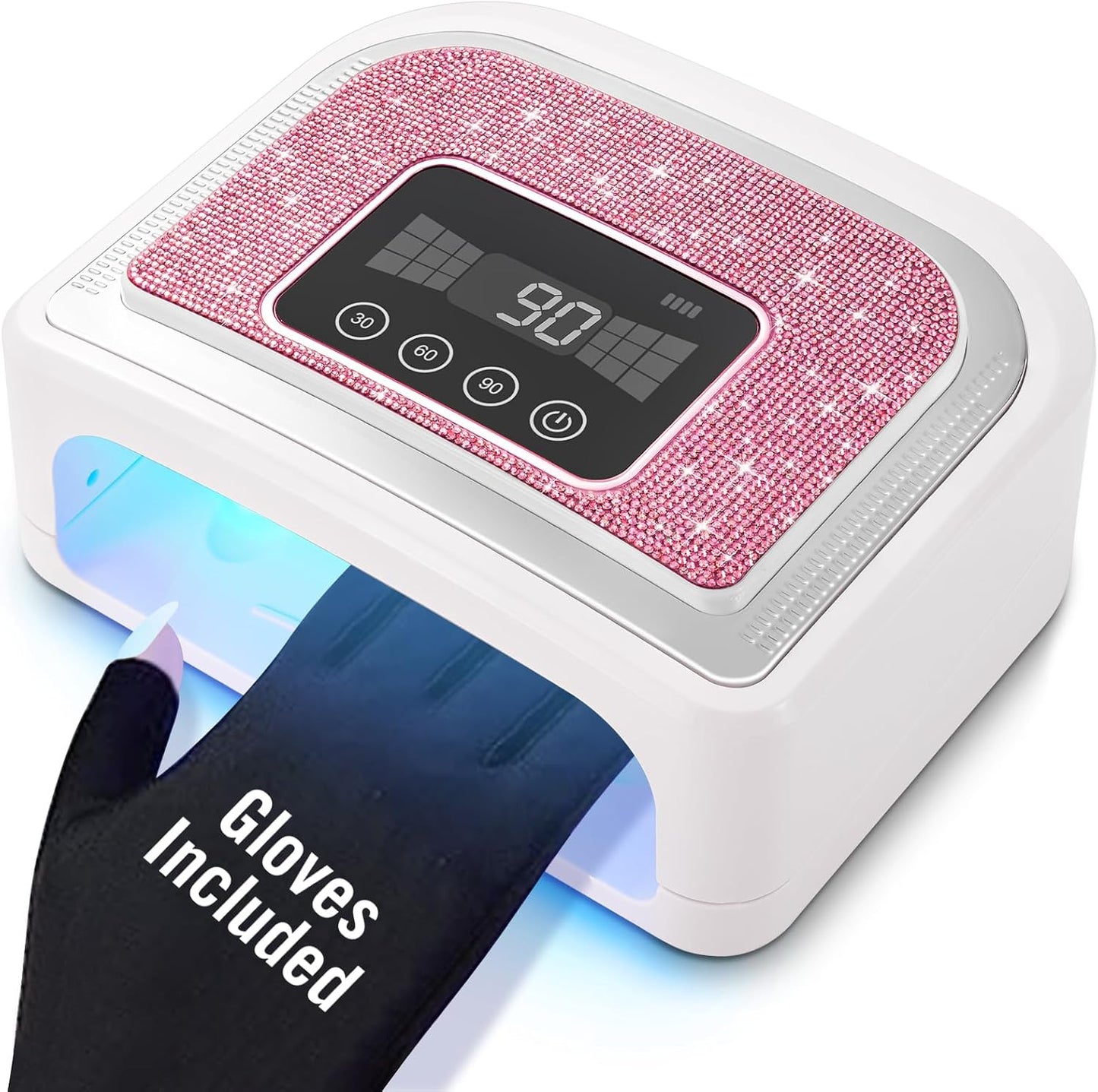 Cordless Nail Lamp for Gel Nails with 4 Timer Modes and More