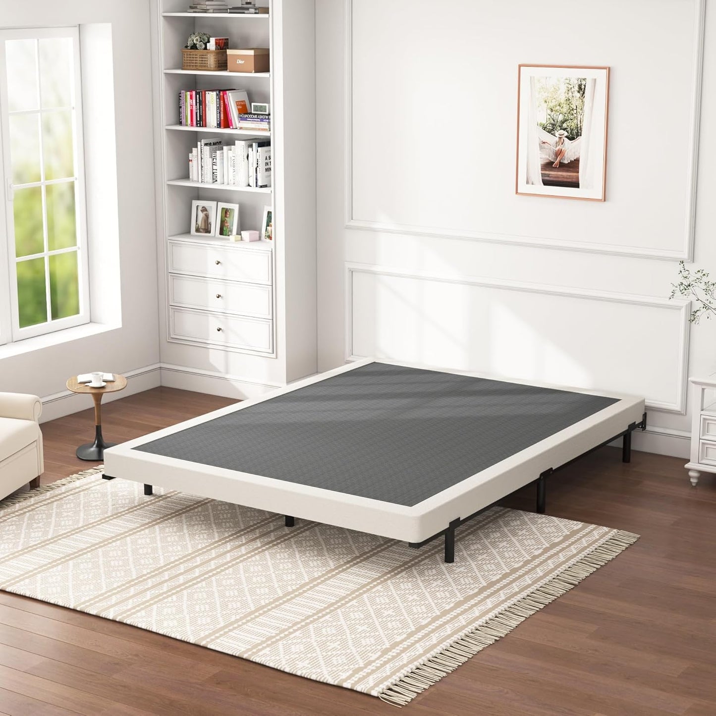Heavy Duty Box Spring Full Size Bed 8 Inch for Ultimate Support