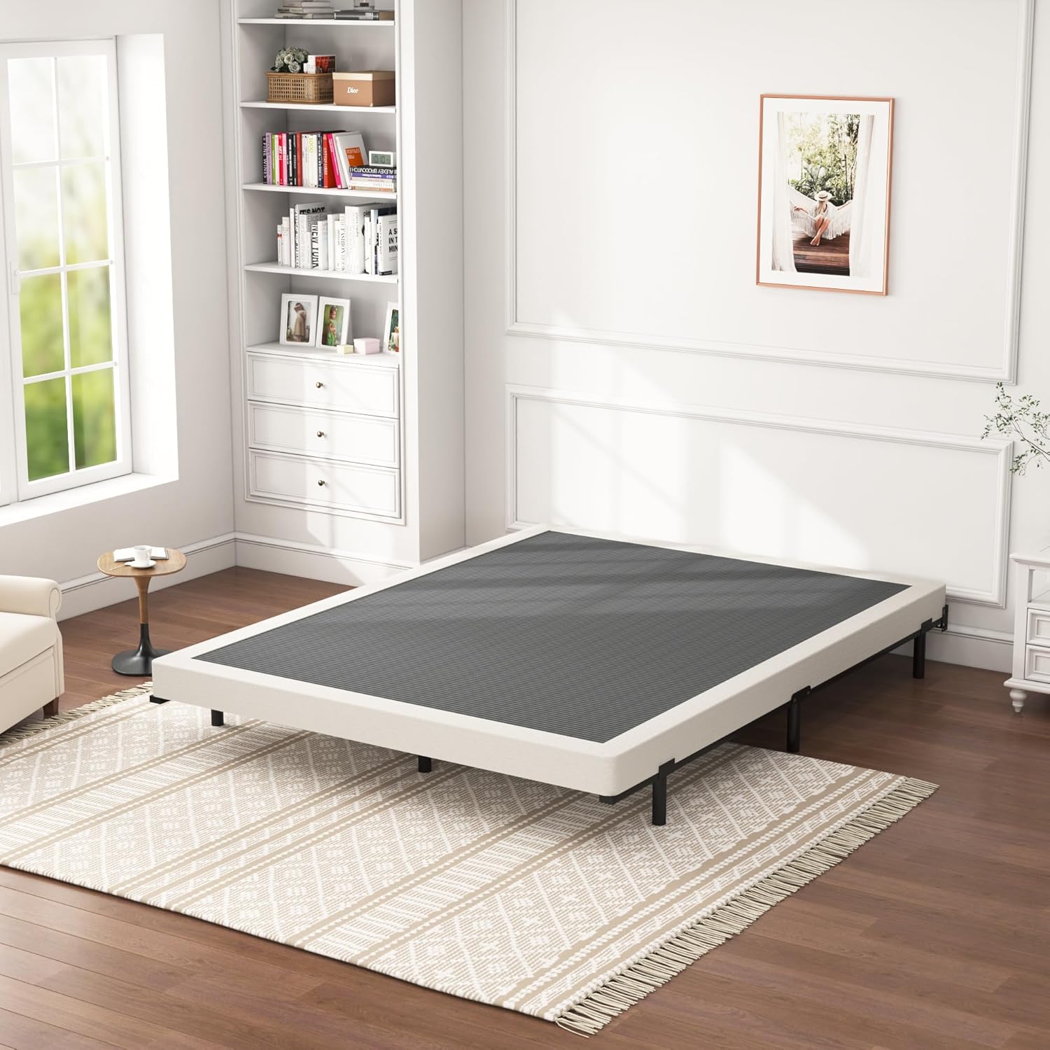 Heavy Duty Box Spring Full Size Bed 8 Inch for Ultimate Support