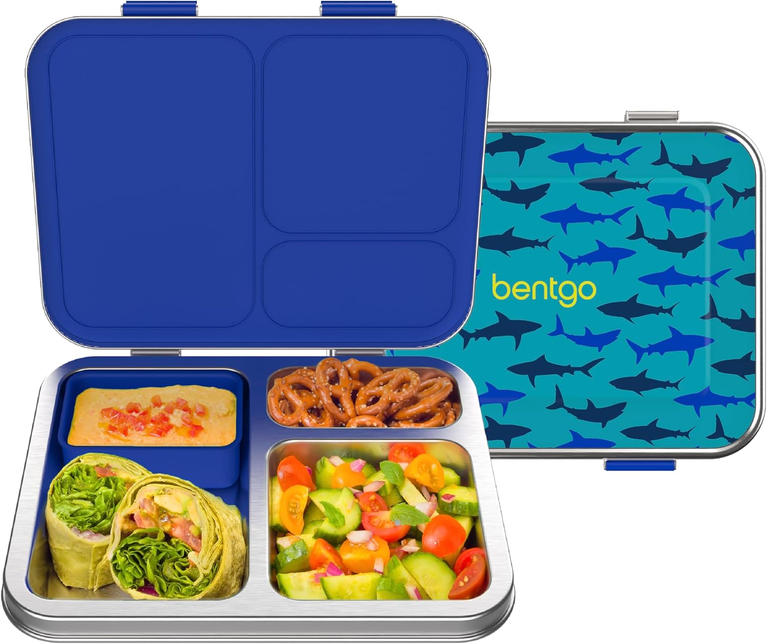 Bentgo Kids Stainless Steel Lunch Box - Durable & Eco-Friendly
