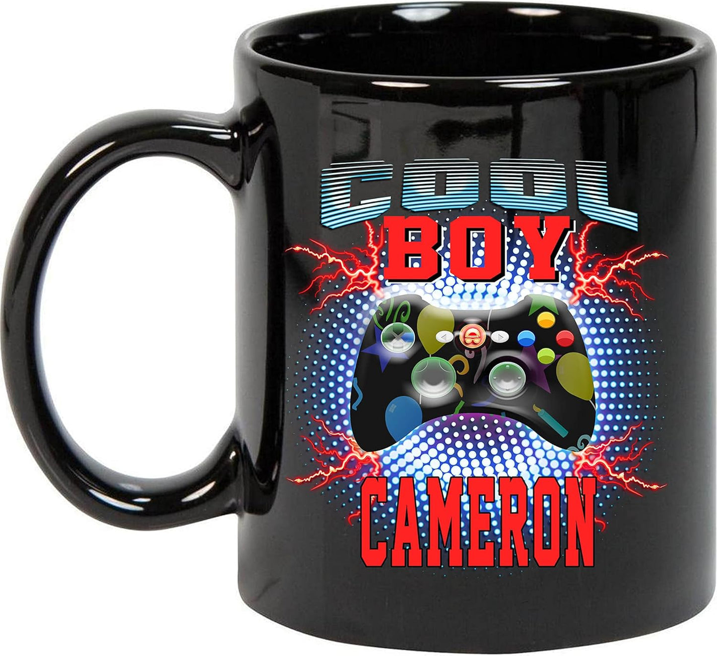 Personalized Cool Boy Cameron Game Mug ~ Maynard Ruiz
